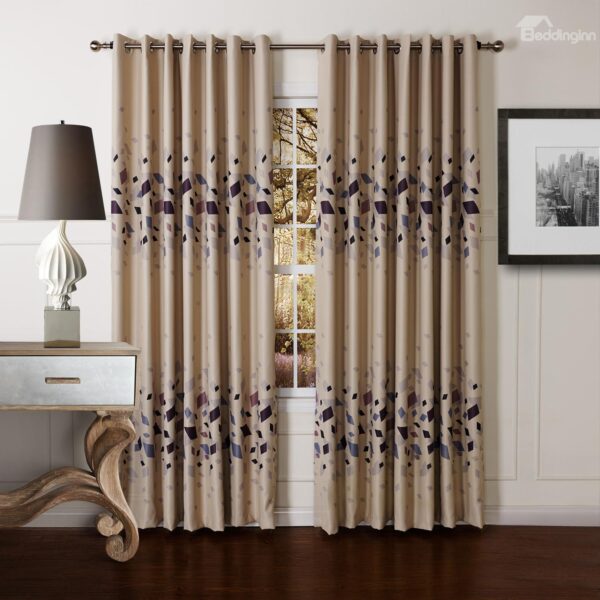 Wonderful Gorgeous Polyester Grommet Top Custom Curtain