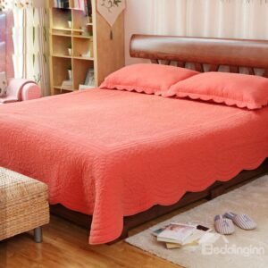 European Style Pure Color 100% Cotton Fitted Sheet Bed in a Bag Set