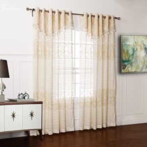 Top Selling Wonderful Two Pieces Custom Sheer Curtain