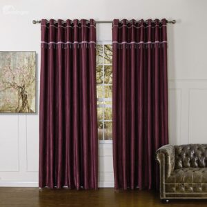 Top Class High Quality Granular Villus Custom Made Curtain