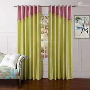 Beautiful Classic Emerald Green Granular Villus Custom Curtain