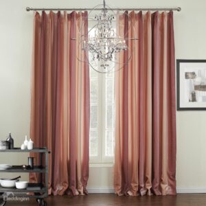 Graceful Pretty Red Checks Pattern Custom Curtain