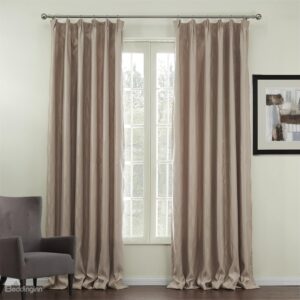 Fantastic Pretty Beige Ribbon Pattern Custom Curtain