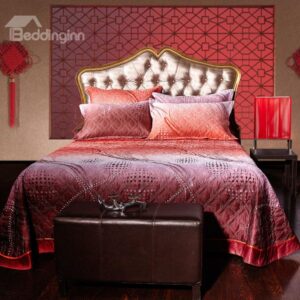 Grand Pure Color Scallop Pattern Bed in a Bag