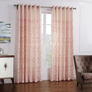 Top Quality Pretty Subtle Floral Pattern Custom Curtain