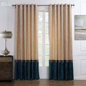 Popular Dyeing Double Colors Pretty Custom Curtain