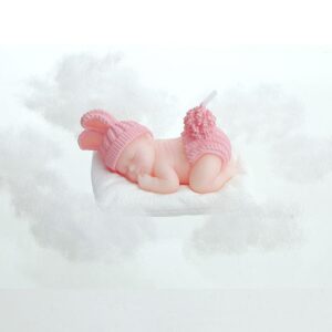 Smokeless Cute and Lovely Baby Candle for Birthday Parties