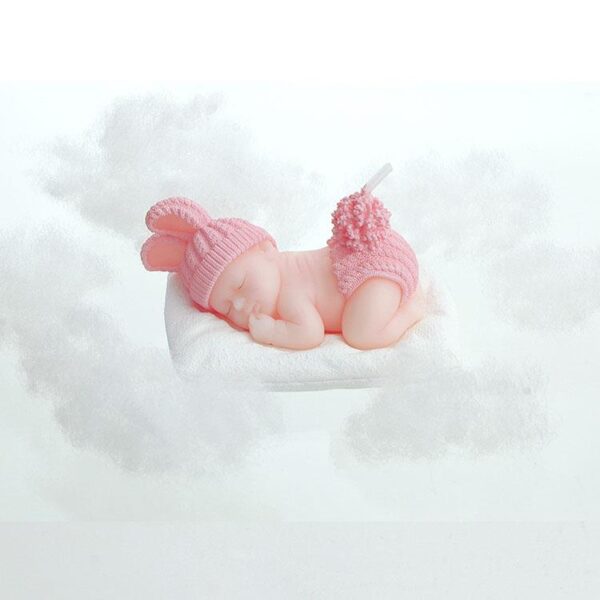 Smokeless Cute and Lovely Baby Candle for Birthday Parties