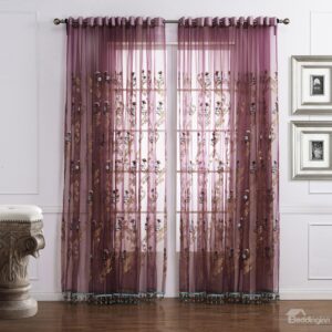 Fantastic Amazing Popular Brown Custom Sheer Curtain