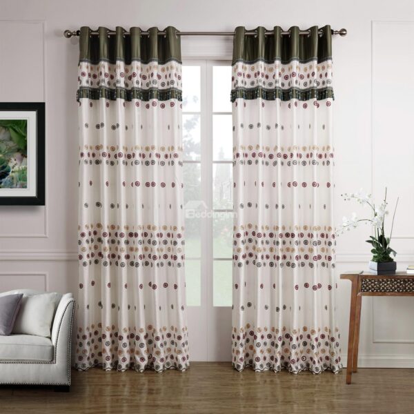 Modern Home Decoration Concise Design Custom Made Curtain