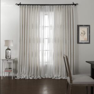 Fantastic Popular Pretty Rice Color Custom Curtain
