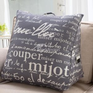 Creative Full of Letters Pattern 3D Throw Pillow