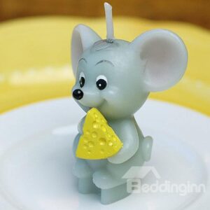 Chinese Zodiac Series No.1 Cute Mouse Candle for Children's Birthday Parties