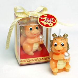 Chinese Zodiac Series Purely Handmade Dragon Candle for Children's Birthday Parties