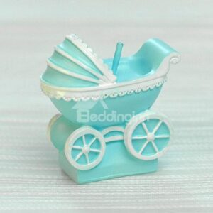New Arrival Smokeless Handmade Baby Carriage Candle
