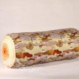 Creative Big Firmiana Simplex Shape Pattern Throw Pillow