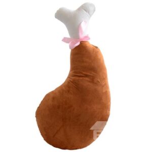 Creative Delicious Big Chicken Leg Pattern Throw Pillow