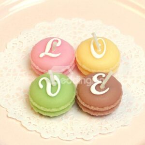 New Arrival Sweet and Nice "LOVE" Macarons Candle