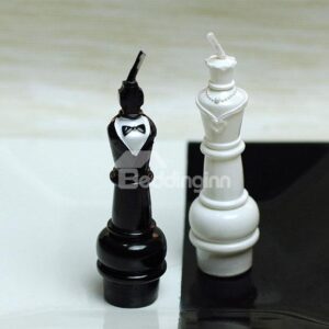 New Arrival Unique Design Chess King and Queen Candle