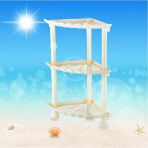 Adorable Shell Design Triple Layers Bathroom Shelf