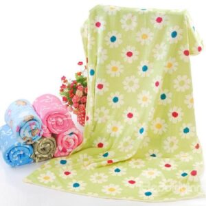 Super Cozy Beautiful Floral Printing Bath Towel