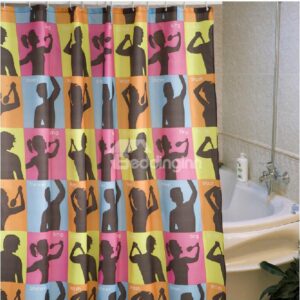 New Style Fashion Polyester Waterproof Shower Curtain