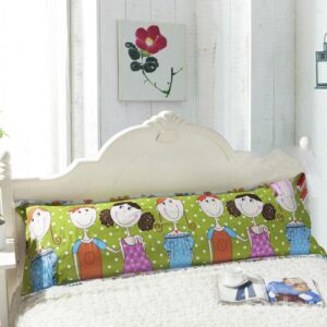 Joyous Good Friends Playing Pattern Bed Pillowcase for a Couple