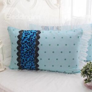 Fresh Leopard Stripes Little Dots Bed Pillowcase