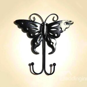 Graceful Butterfly Pattern European Iron Style Hooks