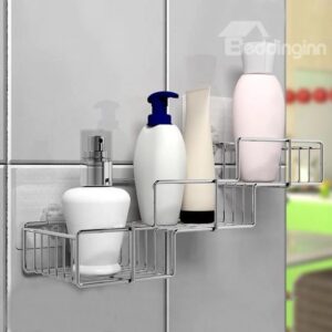 Wonderful Concise Stair Design Three-layer Bathroom Shelf