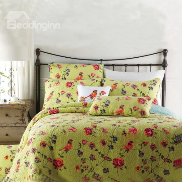 Thicken Comfortable Beautiful Flowers Pattern Bed in a Bag
