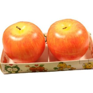 Double Pieces Pretty Wonderful Simulation of Apple Candle
