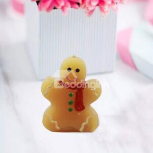 New Style High Classic 2-Pieces Gingerbread Christmas Candle