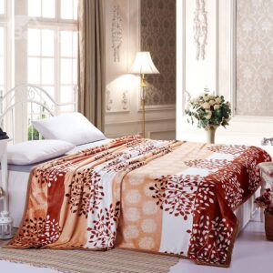 Gorgeous Fresh Pachira Macrocarpa Pattern Flower Blanket