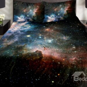 Magical Galaxy and Shining Star Print 4-Piece Duvet Cover Sets