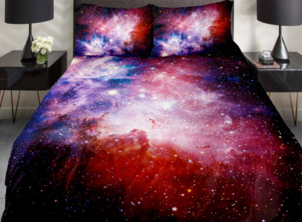 Amazing Colorful Shining Star Print 4-Piece Duvet Cover Sets