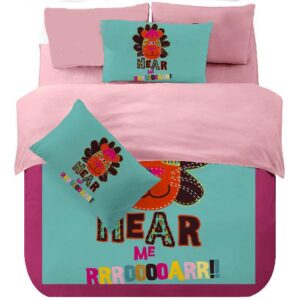 Hot Selling New Design Cartoon Lion 4-Piece Duvet Cover Sets