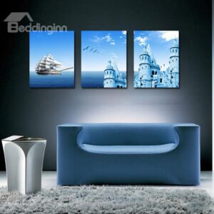 Fantastic 3-Pieces of Crystal Film Art Wall Print