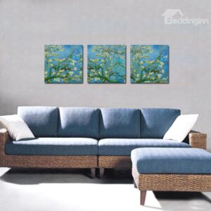 High Quality 3-Pieces of Crystal Film Art Wall Print