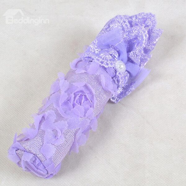 Super Beautiful Solid Color Bowknot Lace Pattern Hand Brake Cover