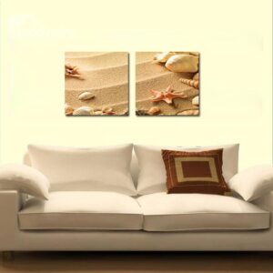 Fantastic Starfish 2-Pieces of Crystal Film Art Wall Print