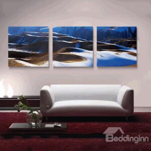 Pretty Unique Terrain 3-Pieces of Crystal Film Art Wall Print