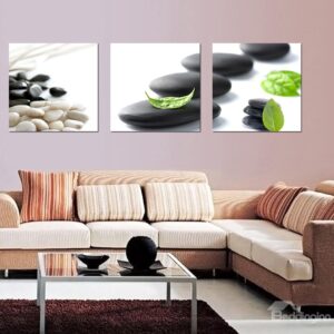Wonderful Simple 3-Pieces of Crystal Film Art Wall Print
