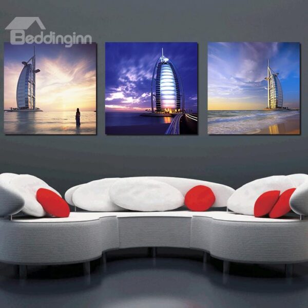 New Stype Pretty 3-Pieces of Crystal Film Art Wall Print