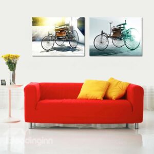 New Arrival Top Selling 2-Pieces of Crystal Film Art Wall Print