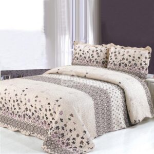 Super Soft Flowers Stripes Pattern Comfortable Cotton Bed in a Bag