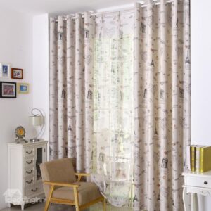 New Arrival High Quality Linen Blackout Custom Made Curtain