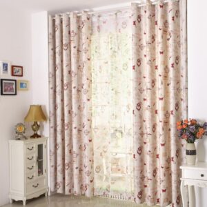 New Arrival Unique Multi-element Design Linen Custom Made Curtain