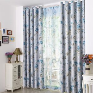 New Arrival Fabulous Floral Pattern Printing Linen Custom Made Curtain