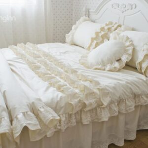 Cinderella Castle Super Soft Flouncing Embroidery Duvet Cover Sets